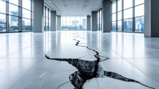 Cracked Office Floor